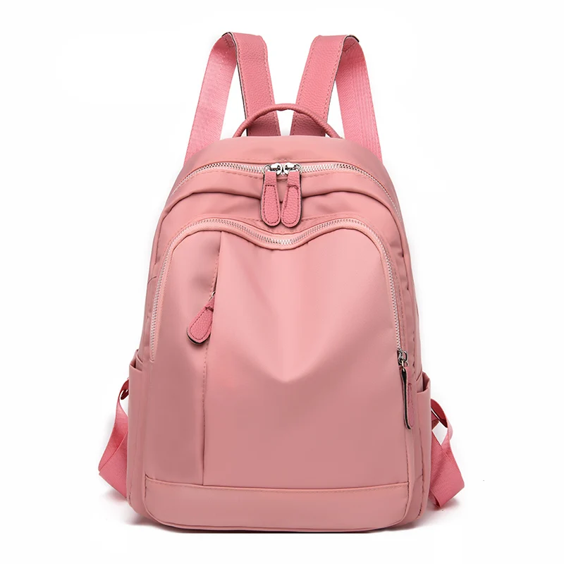 Pink Новые высококачественные женские оксфорды, легкие роскошные женские сумки, повседневные сумки для подростков, водонепроницаемые дорожные рюкзаки для девочек - Цвет: Pink