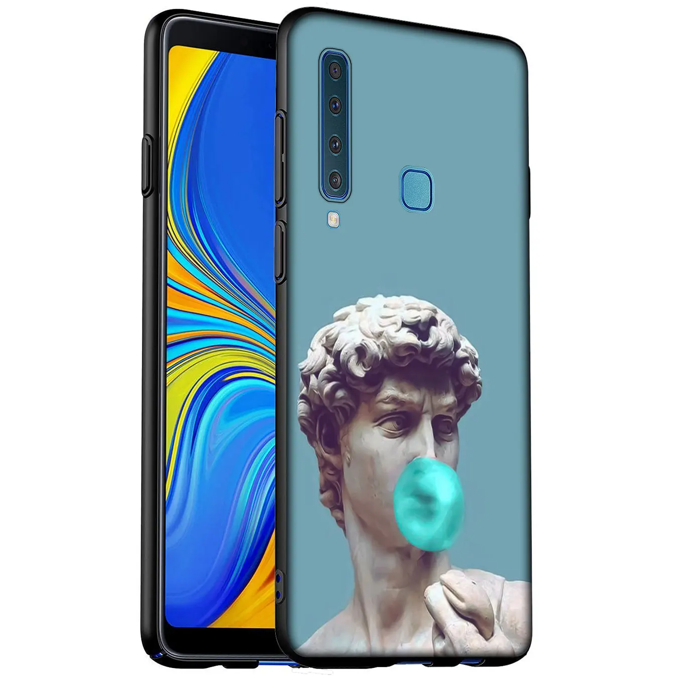 Plaster statue David Lisa Aesthetic Case for Samsung Galaxy A51 A71 A81 A91 A41 A21 A11 A01 A2 Core J8 J7 J4 J6 Plus Prime 2018 |