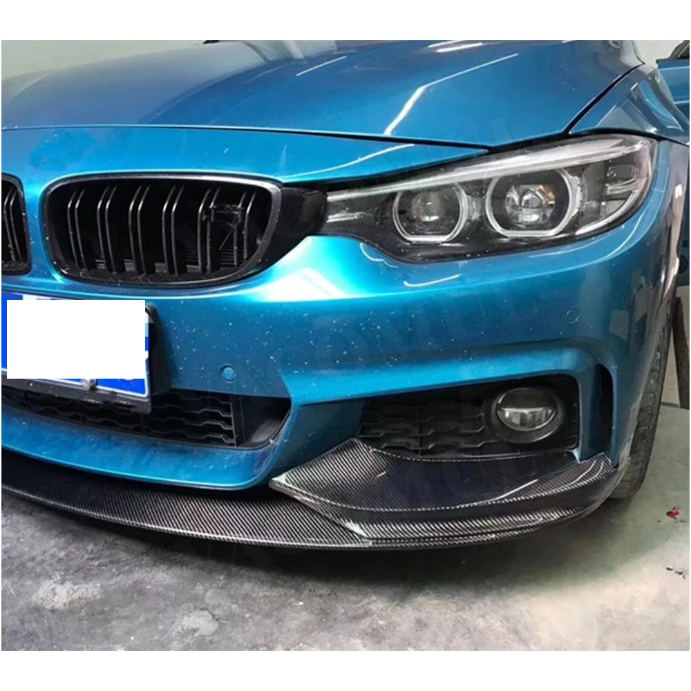 Разветвители для переднего бампера из углеродного волокна/ФАП щитки губ Cupwings BMW 4
