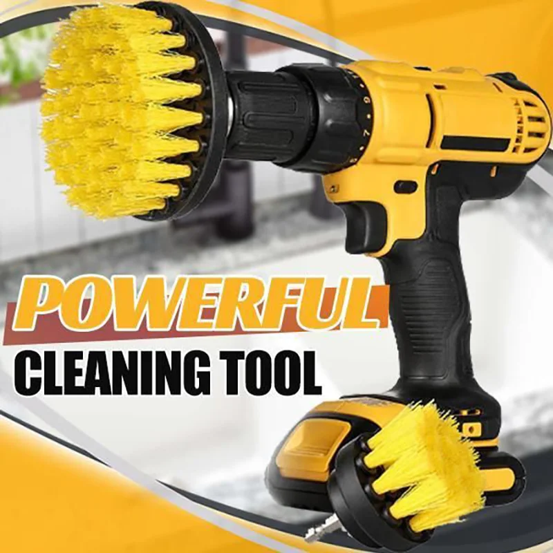 

Drill Scrubber Brush Soft Plastic Power Scrubber Brush Set Cleaning Tools for Bathroom,Tile,Tub,Shower,Kitchen,Furniture,Auto