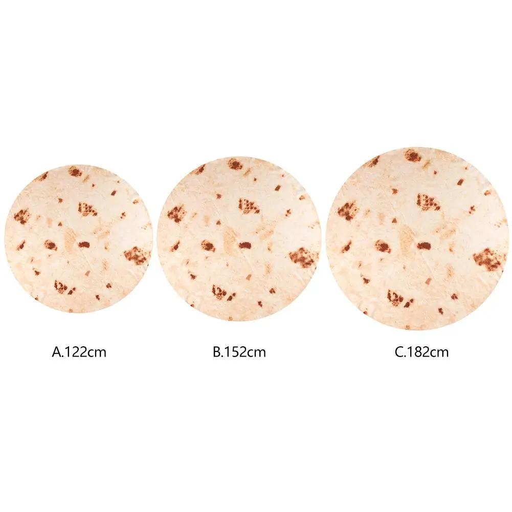 Текстурное мягкое Флисовое одеяло Tortilla покрывало с забавным принтом блинчиков