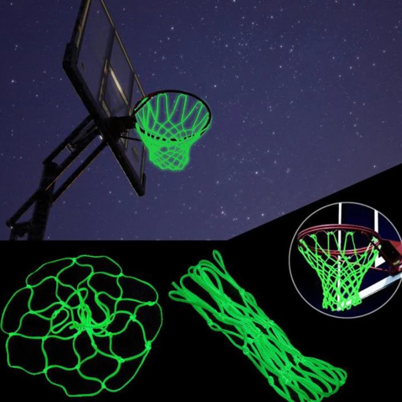 

Light Up Kids Basketball Net Basketball Net Replacement Outdoor Shooting Trainning Glowing Light Luminous 18*19CM Basketball Net