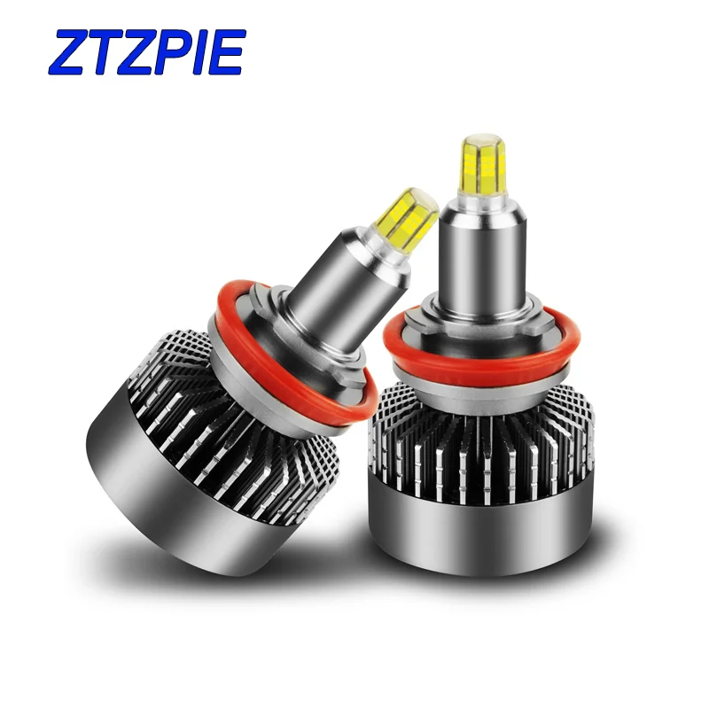 ZTZPIE 12 в 80 Вт 16000LM 6500 к 9005 HB3 9006 HB4 H3 H1 H8 H7 H11 H9 9012 HIR2 Canbus Светодиодные Автомобильные