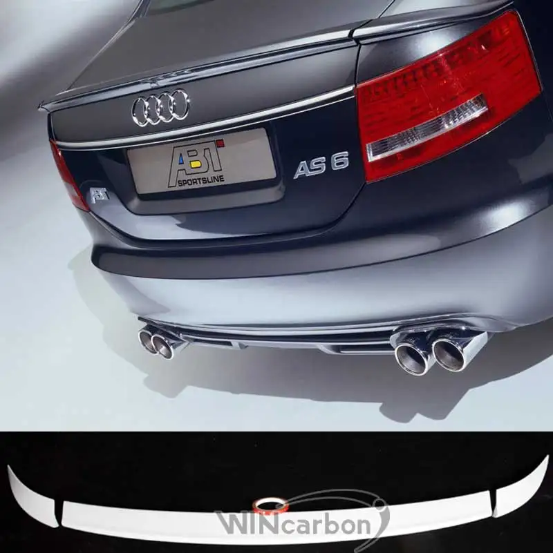 RS6 Тип 3 шт. спойлер для багажника AUDI A6 C6 2007 2011|Спойлеры и крылья| |