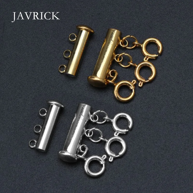 Застежка-карабин на несколько нитей застежка для ожерелья с магнитной трубкой