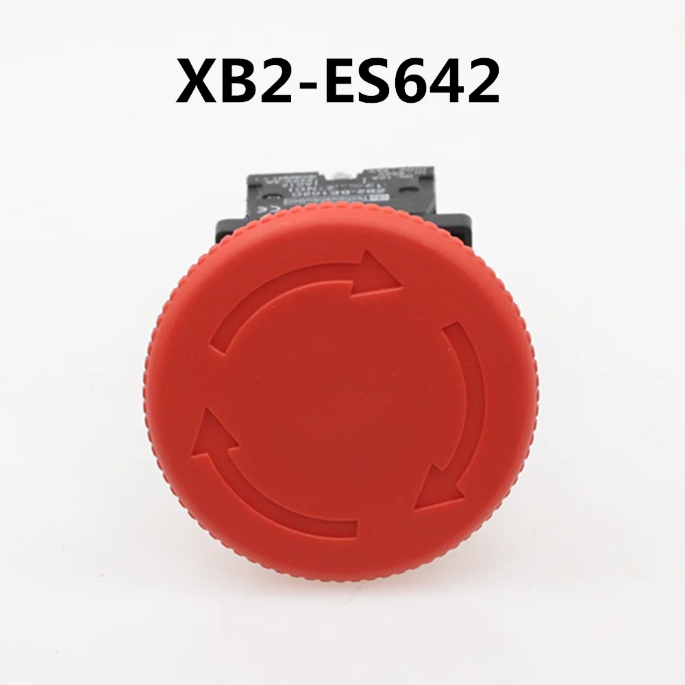 1 шт красный гриб переключатель аварийной остановки XB2-ES542 XB2-ES442 XB2-ES642 22 мм НЗ N/C кнопочный переключатель 600V 10A