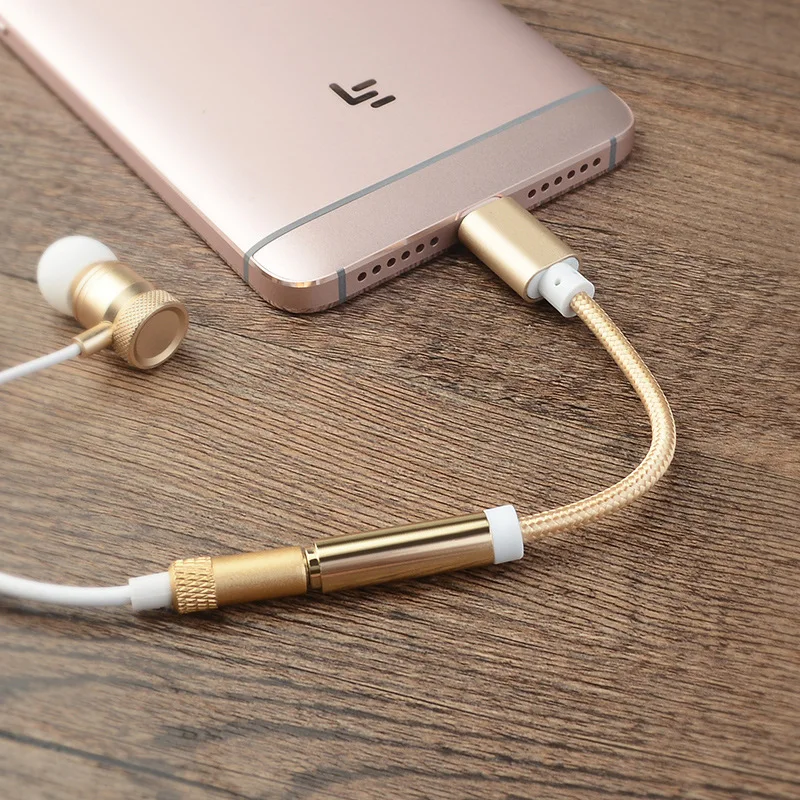 Адаптер для наушников с USB Type-C на 3 5 мм аудиокабель AUX смартфонов Samsung LG Nexus Oneplus Nokia