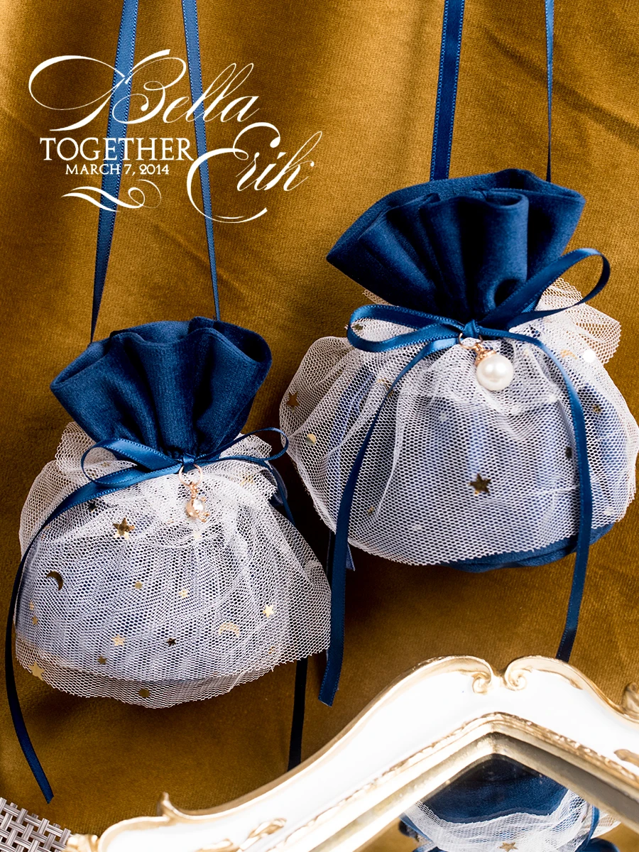 12x10 5 см элегантные роскошные свадебные коробки для конфет на шнурке Подарочные