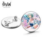 Броши в стиле аниме челка мечта Toyama Kasumi мультфильм значок шаблона коллекция ручной работы куртки школьный портфель булавка сувенир ювелирные изделия