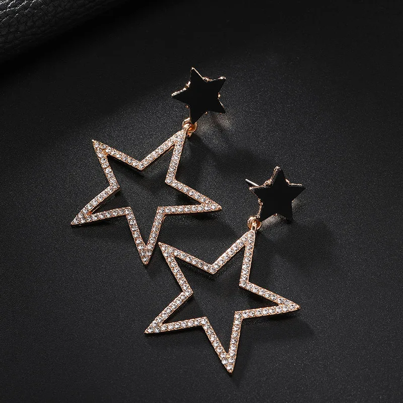 Женские Висячие серьги Oorbellen Aretes De Mujer корейский серебряный с кристаллами 2019 |