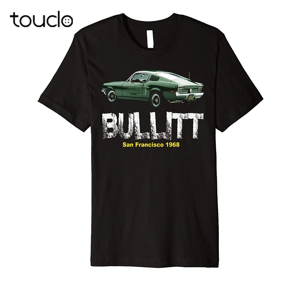 Bullitt мышечная машина 2019 летние модные уличные Топы Летние Стильные хлопковые