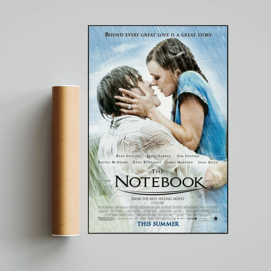 Классический кинопостер The Notebook холст Художественная печать украшение для дома