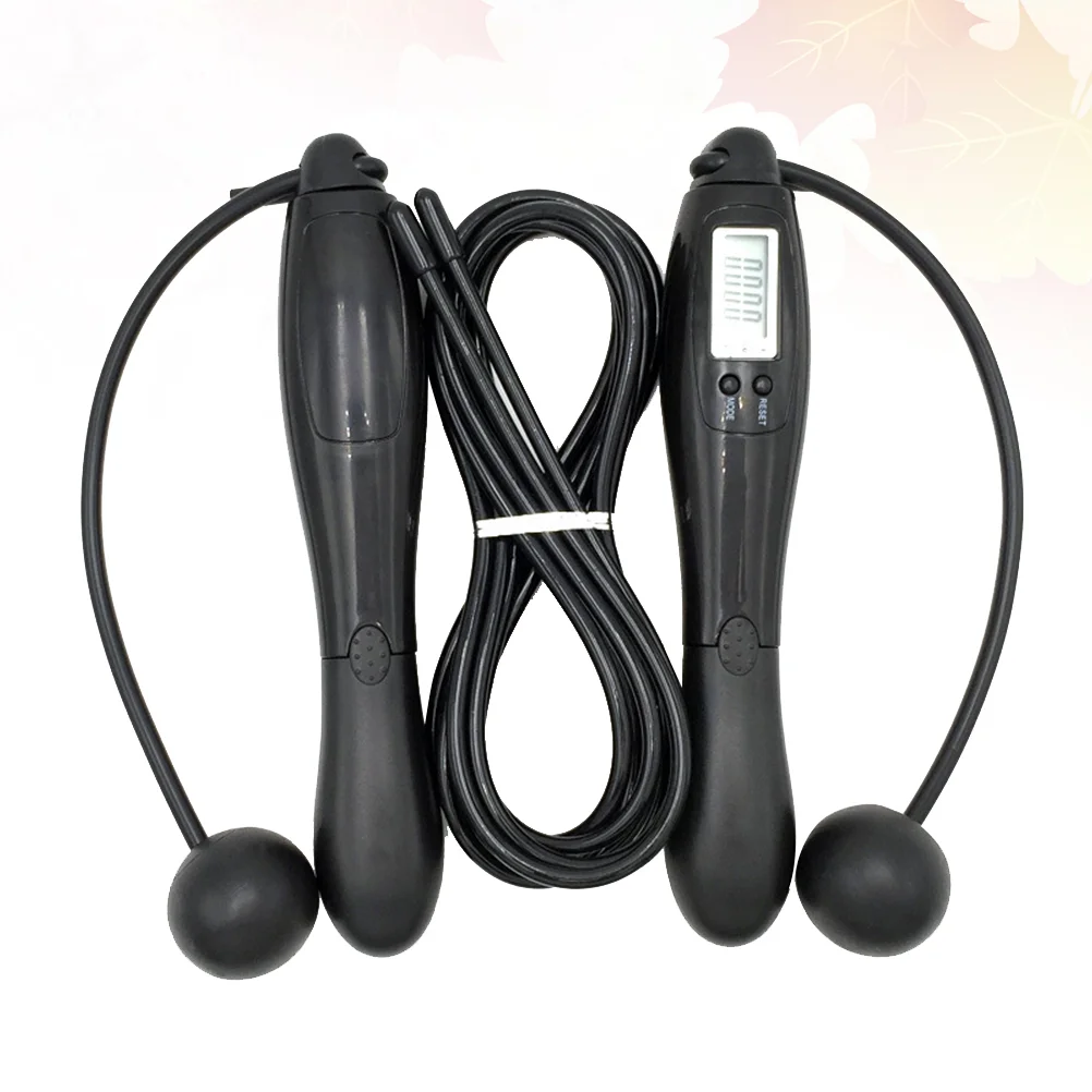 

Умная Электронная Скакалка для прыжков, Скакалка для тренировок и скакалки, уличная и комнатная Скакалка (черная, с