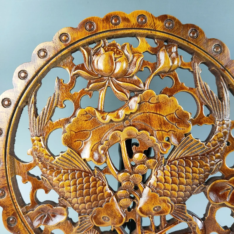 Изысканная круглая Китайская традиционная рукоделие фотография подарок камфора