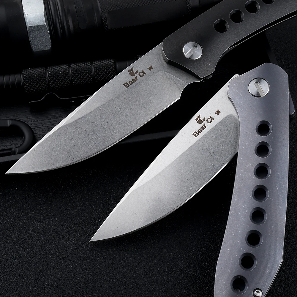 Высококачественный нож в виде медведя складной летающей акулы лезвие S35VN