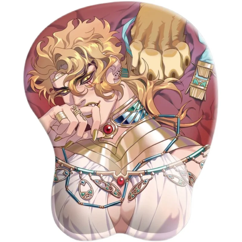 

Anime JoJo's Bizarre Adventure Stardust Crusaders 3D Soft Gel Mouse Pad Game Computer Keyboard Deskmat Playmat Wrist Rest