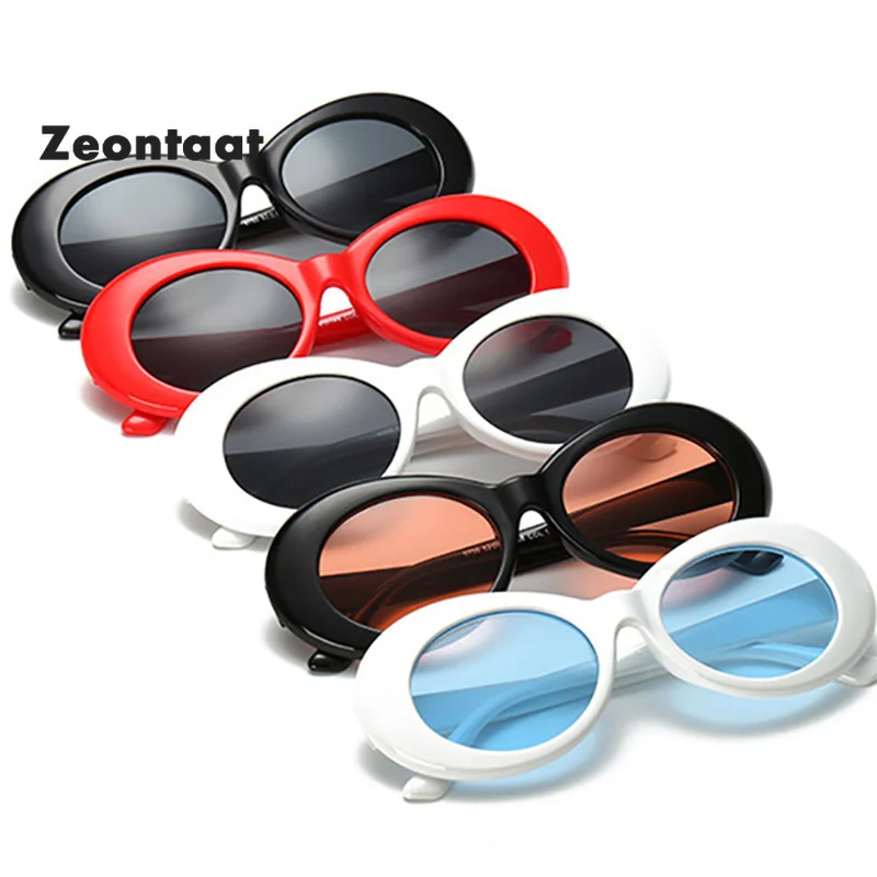

Party Outdoor Oval Women Sunglasses Men Glasses Lady Vintage Retro Plastic Sun Glasses White Frame UV400 Oculos De Sol