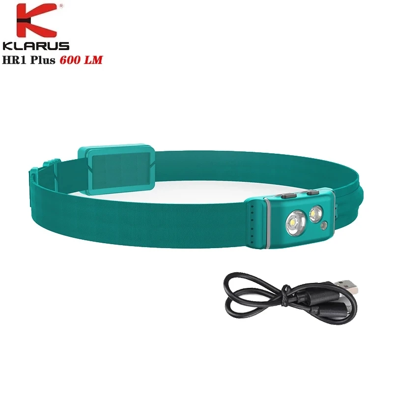 Налобный фонарь KLARUS HR1 Plus CREE XP-G2 светодиодный LED макс. 600 лм USB-зарядка для бега