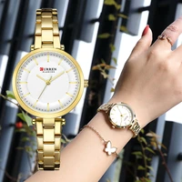 curren elegant ladies wristwatch stainless steel dial quartz womens bracelet watches classic female clock
