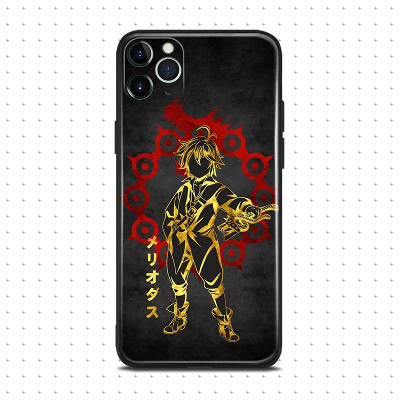 seven deadly sins meliodas anime for iphone se 6 6s 7 8 plus x xr xs 11 12 mini pro max soft silicone phone case cover shell free global shipping
