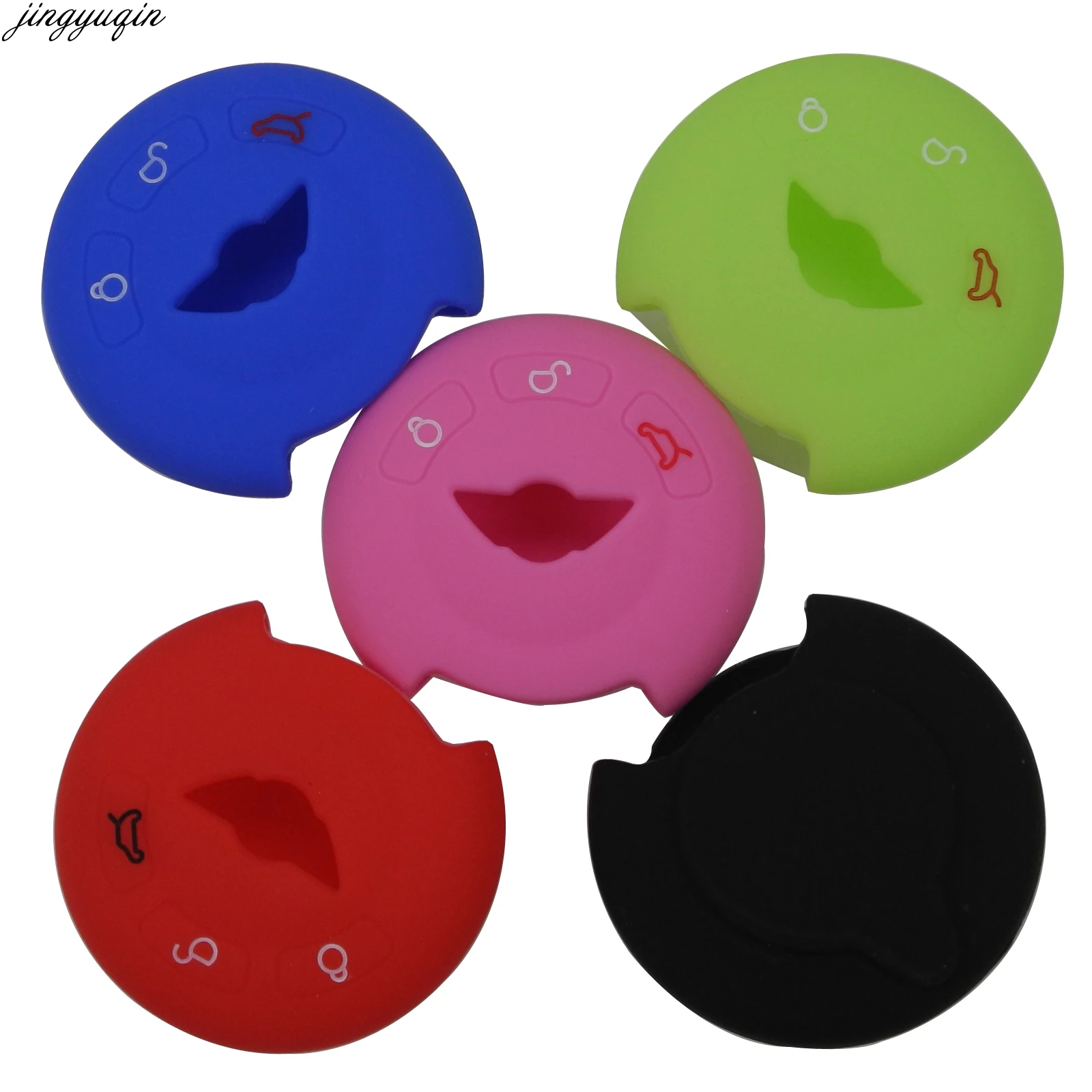 Силиконовый Брелок чехол для BMW Mini Cooper дистанционный с 3 кнопками|Футляр