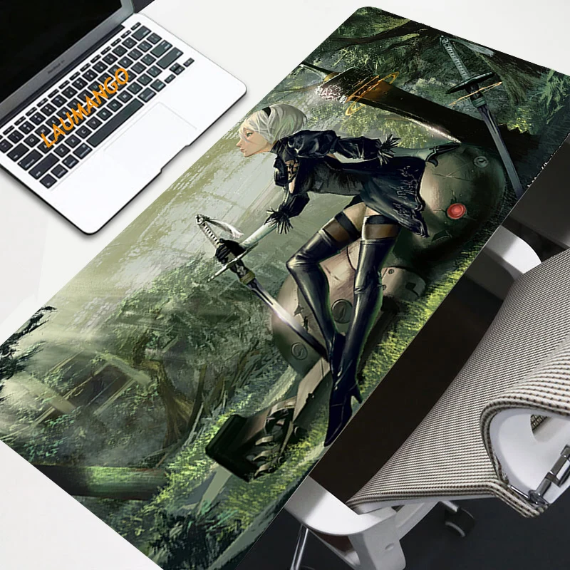 

NieR Automata Mouse pad 900x400 gaming accessories notbook computer sexy Rubber Carpet gamer keyboard mouse mat For CS GO Table