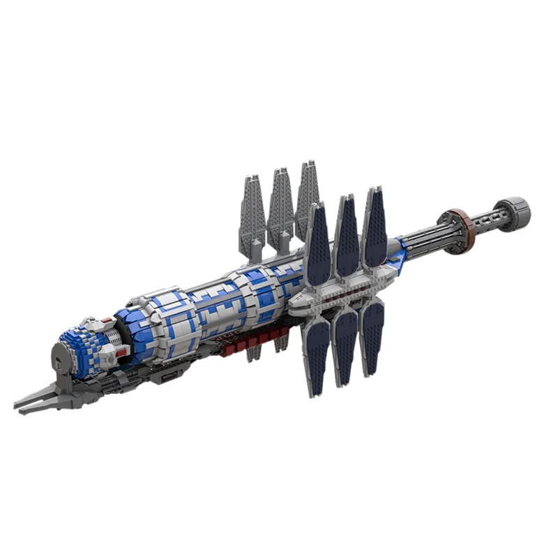 

Moc Babylon 5 - Ucs Scale Statellite Spaceship Model Building Blocks Weapon Military Fight Aircraft Creative Bricks Kid's Toys