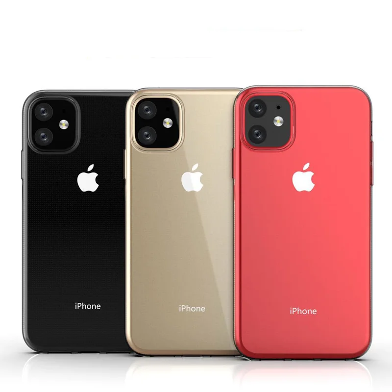 KEYSION прозрачный телефон для iPhone 11 Pro Max мягкий силиконовый из ТПУ ультра тонкая