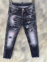 2021 new classicauthentic dsquared2retroitalian brand womenmen jeanslocomotivejogging jeansdsq9119 1