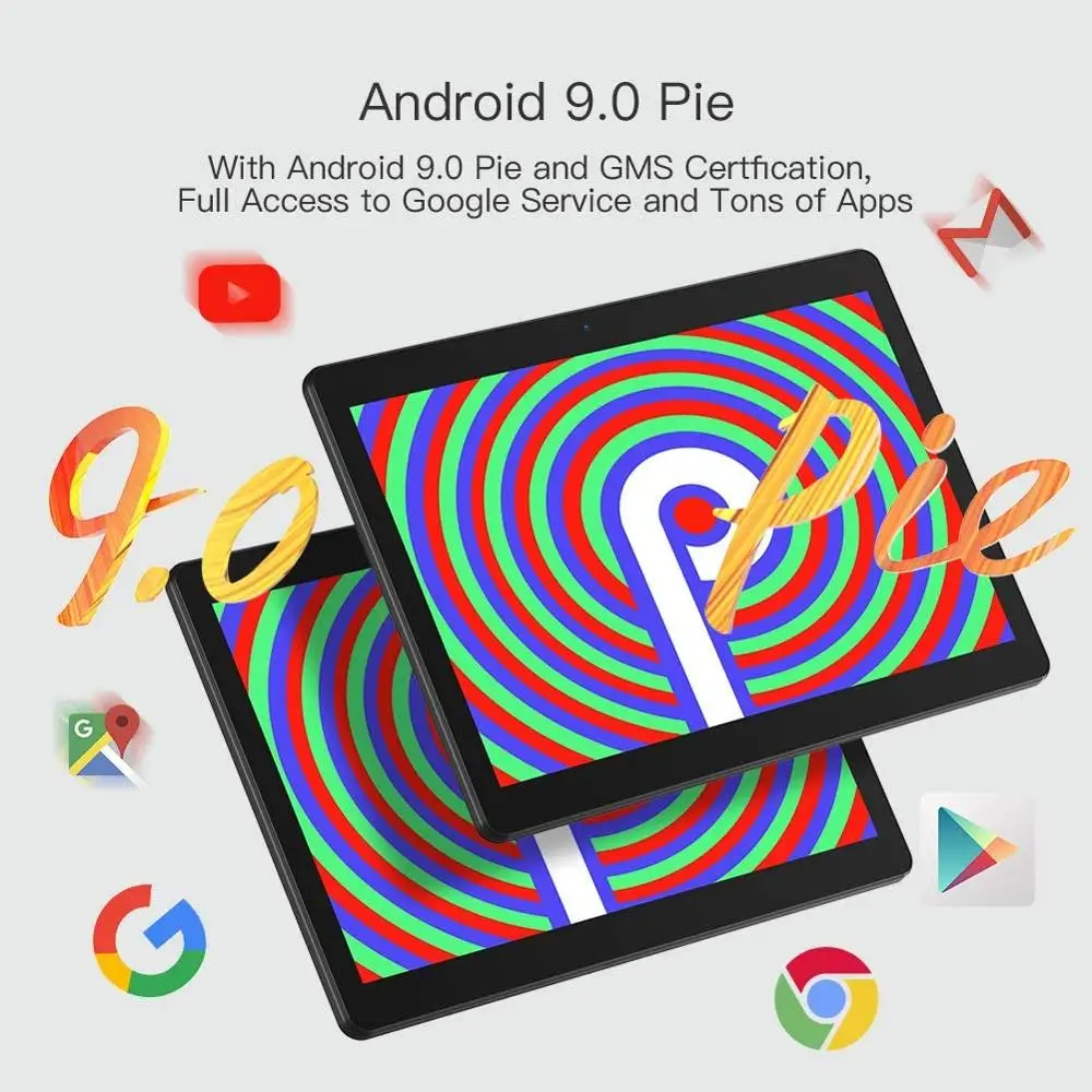 Планшет Lonwalk M10 10 1 дюйма Android 9 0 1280x800 Восьмиядерный процессор SC9863A 4 Гб ОЗУ 64 ПЗУ 4G LTE