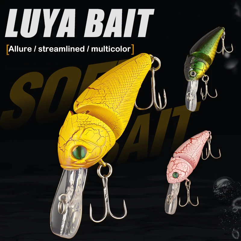 

Newly Portable Fishing Lure Slow Sinking Bionic Swimming Lures Professional Fishing Accessories for Outdoor Lake Sea