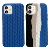 silicone case cover for iphone 12 pro max 13 11 pro xs xr 7 8 plus se 2020 shockproof soft back shell anti slip texture coque