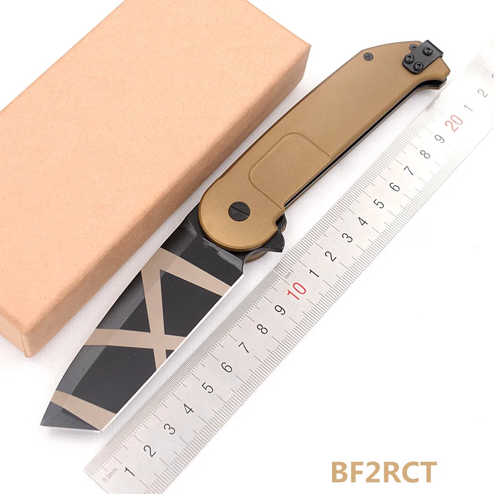 

JUFULE OEM Dropship BF2 Aluminum N690 Folding Blade Ball Bearing Outdoor Kitchen Tactical Camp Hunting EDC Tool Knife