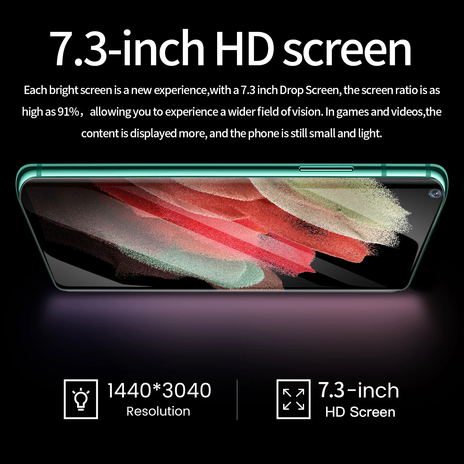 S21 Ultra-tel&eacute;fono inteligente 5G, versi&oacute;n Global, 16 + 512GB, 10 n&uacute;cleos, Android 10, 6800mAh, para juegos, identificaci&oacute;n facial-1