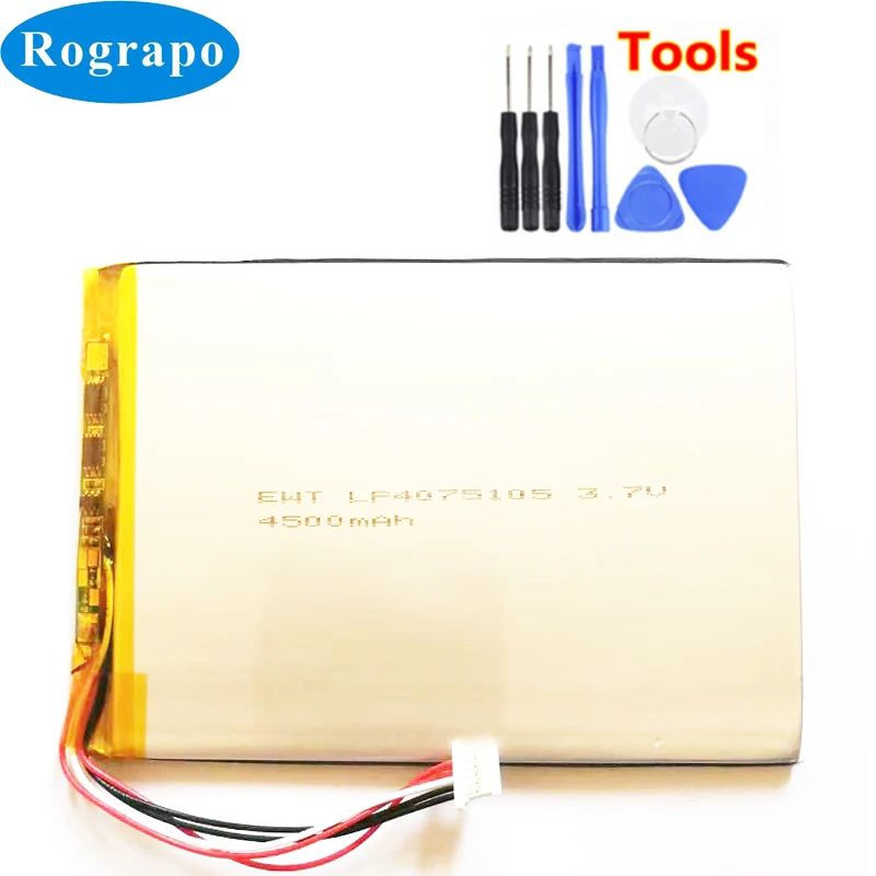3,7 V 4500Wh H-3577105P Замена Батарея для перемычки мини 4S планшетный ПК акумуляторная батарея аккумуляторная батарея с 5-проводной штепсельной вилки