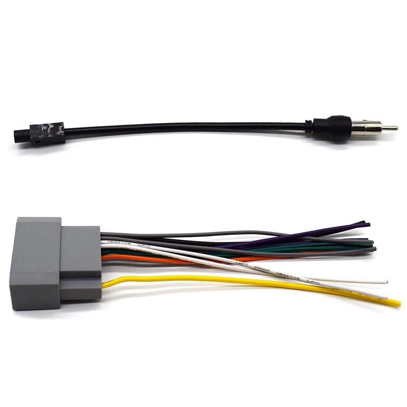 

Wire Harness and Antenna Adapter for Some Dodge Chrysler Jeep Vehicles to Install an Aftermarket Radio
