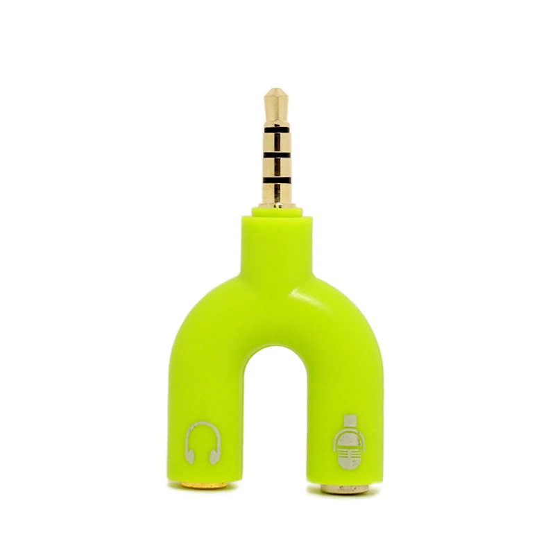 2 в 1 двойной адаптер для наушников 3 5 мм|Аксессуары наушников| |