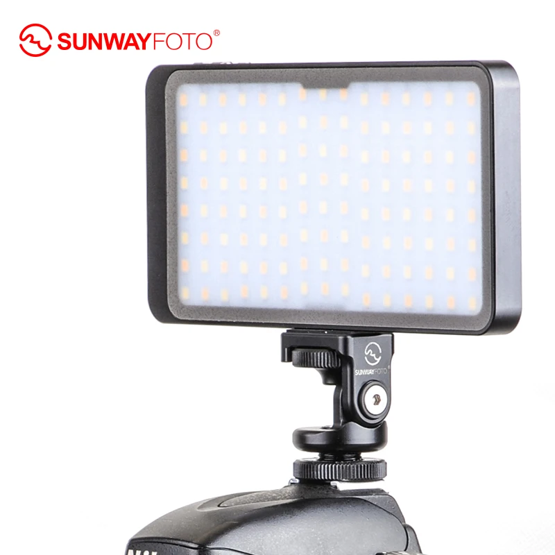 SUNWAYFOTO FL 120 светодиодный видео светильник с регулируемой яркостью фон для