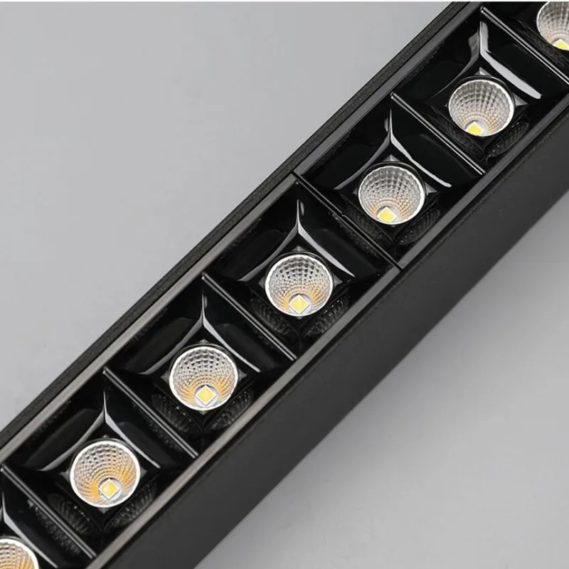 Магнитный Трековый светильник s алюминиевый встраиваемый потолочный подвесной