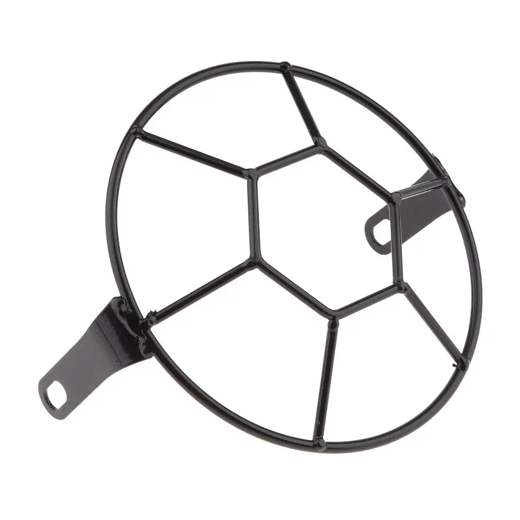 

Motorcycle Headlight Grille Grill Cover Protector ( 6.3 inch Dia.) For Honda CG125 GN Black