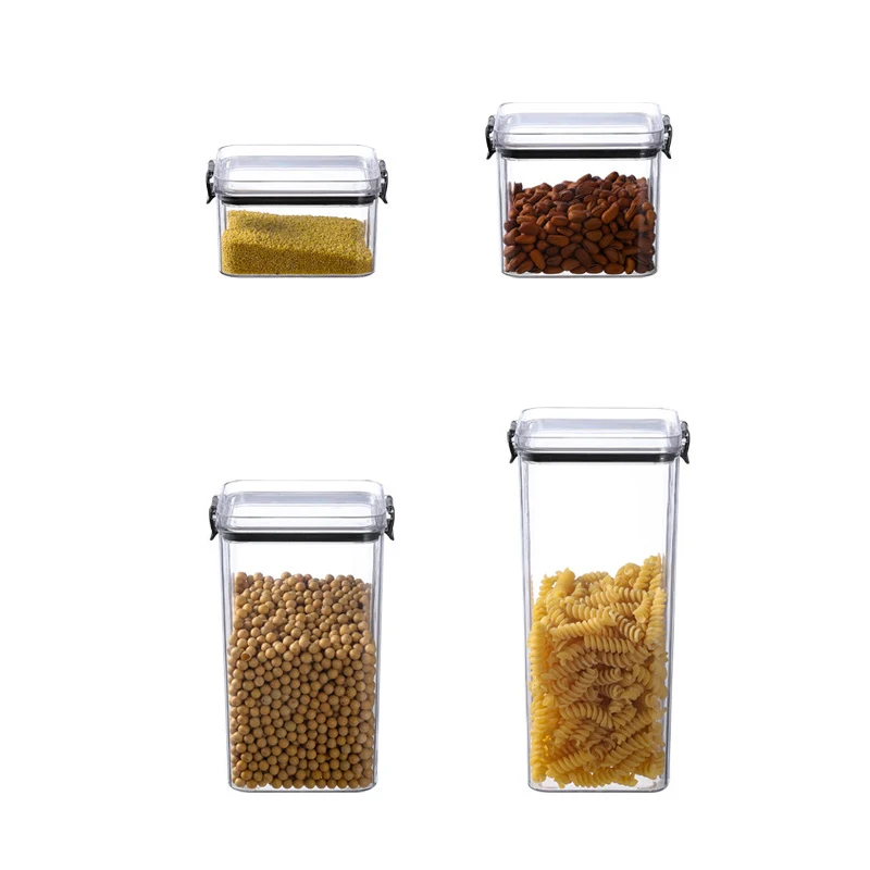 Кухонные прозрачные Герметичные банки для хранения 1800 мл | Дом и сад