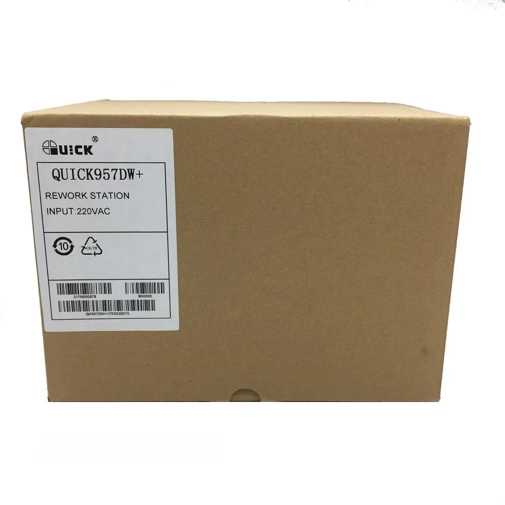 Новинка 220 В Quick 957DW + светодиодный дисплей регулируемая тепловая пушка с винтовым