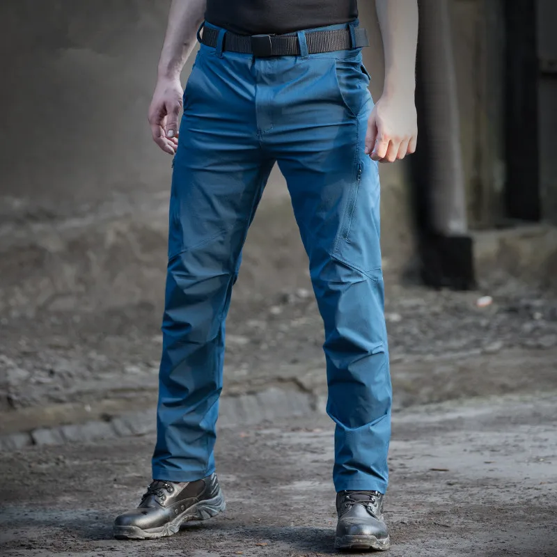 Брюки мужские быстросохнущие тонкие дышащие тактические штаны в стиле милитари