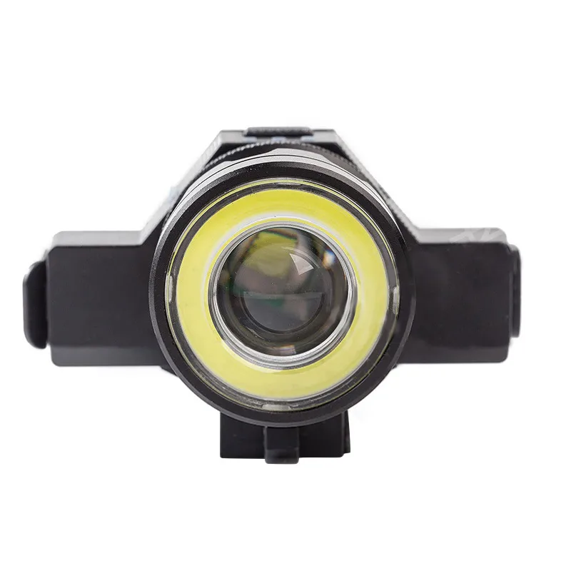 Светильник онарь велосипедный водонепроницаемый Fornt зарядка через USB 5 режимов T6 +