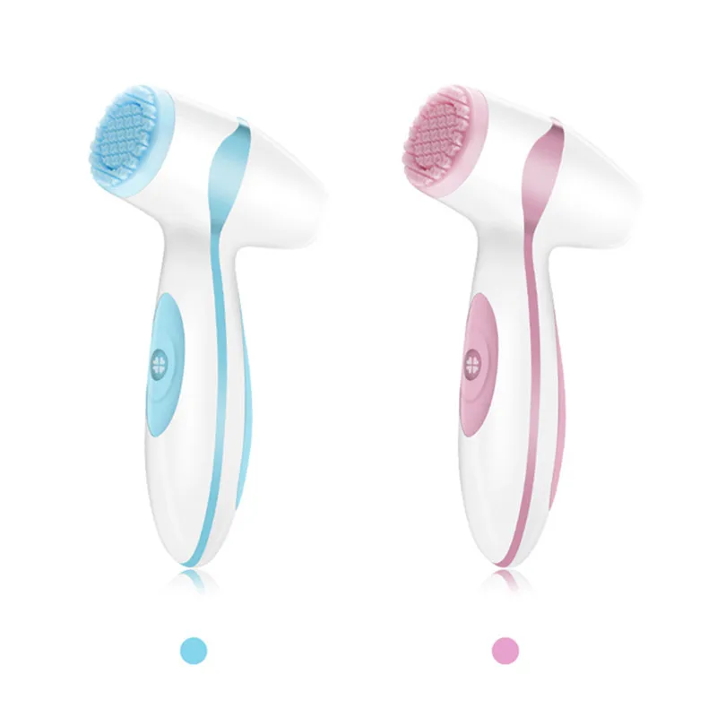 

Silicone Electric Facial Cleansing Brush Blackhead Acne Pore Cleanser Machine Peeling Face Washing Brush Device
