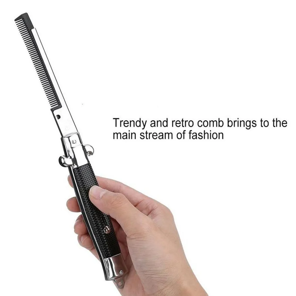 Автоматический складной нож расческа машинка для стрижки волос Мужская