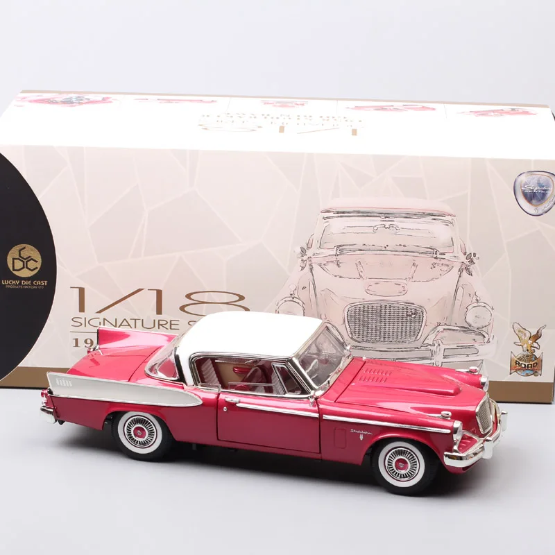 1:18 большой винтажный роскошный Studebaker Golden Hawk 1957 Diecasts &amp Toy Vehicles Модель весы