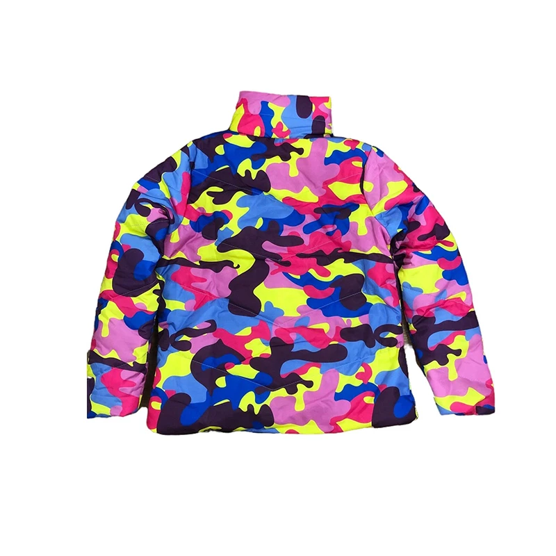 Women's Winter Jacket Streetwear Long Sleeve Coat Camouflage Jackets with Pocket Thick Down Jackets Wholesale Items Dropshipping