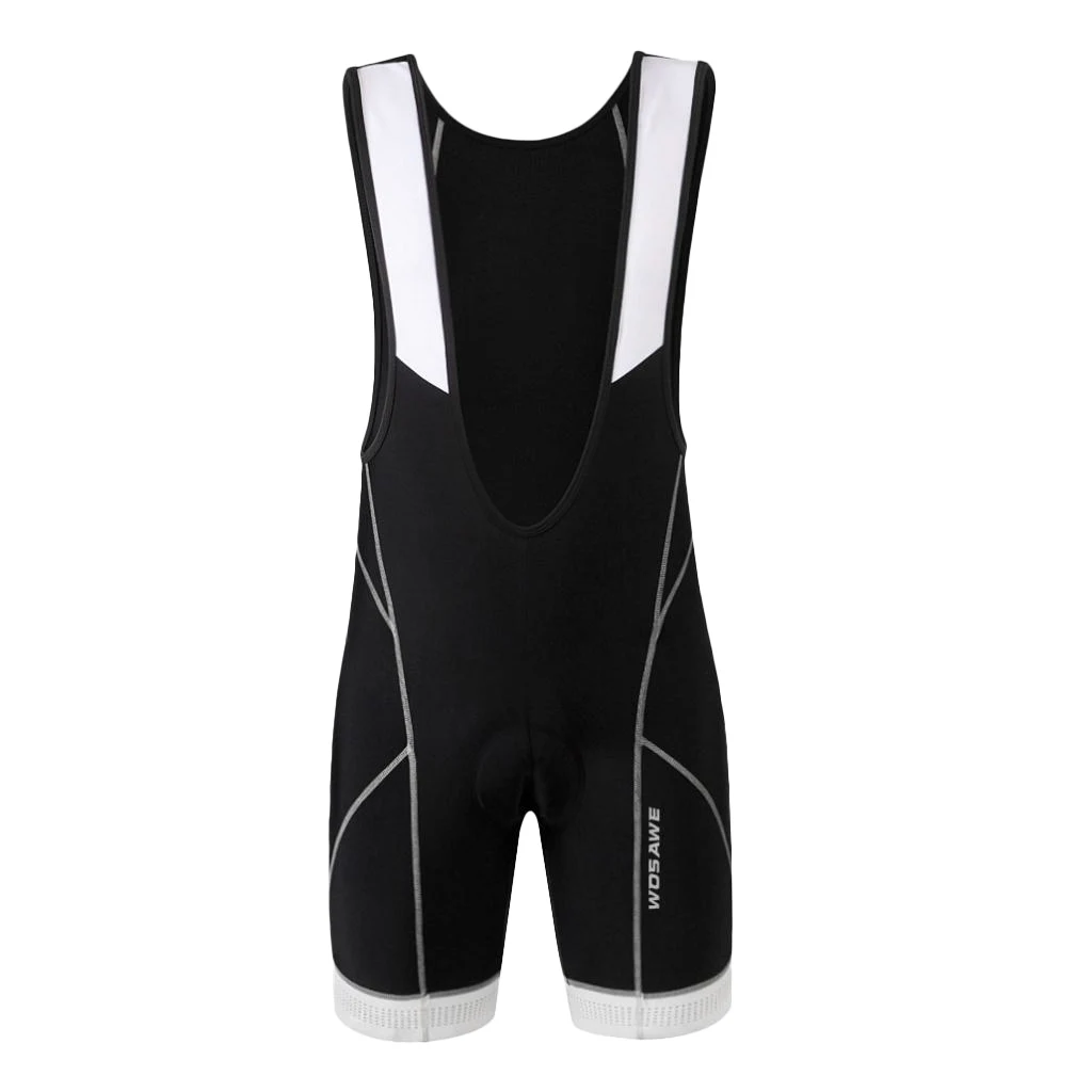 Мужские профессиональные 3D Мягкие велосипедные шорты с нагрудником для горного