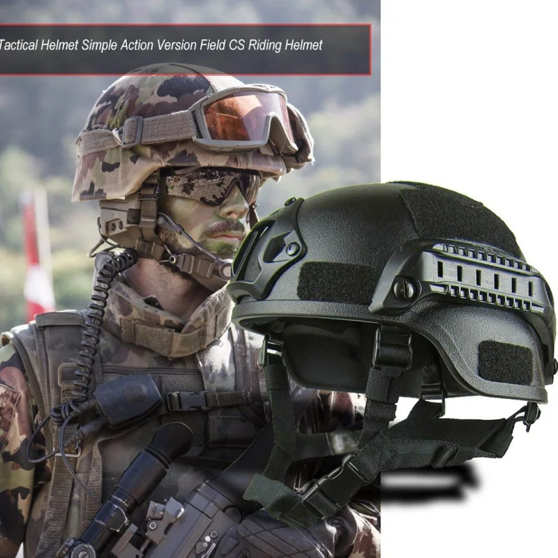 Motorcycle Helmet Half Open Face Adjustable Size Protection Gear Head Helmets Unisex Military Tactical Fast Sports Safety | Автомобили и